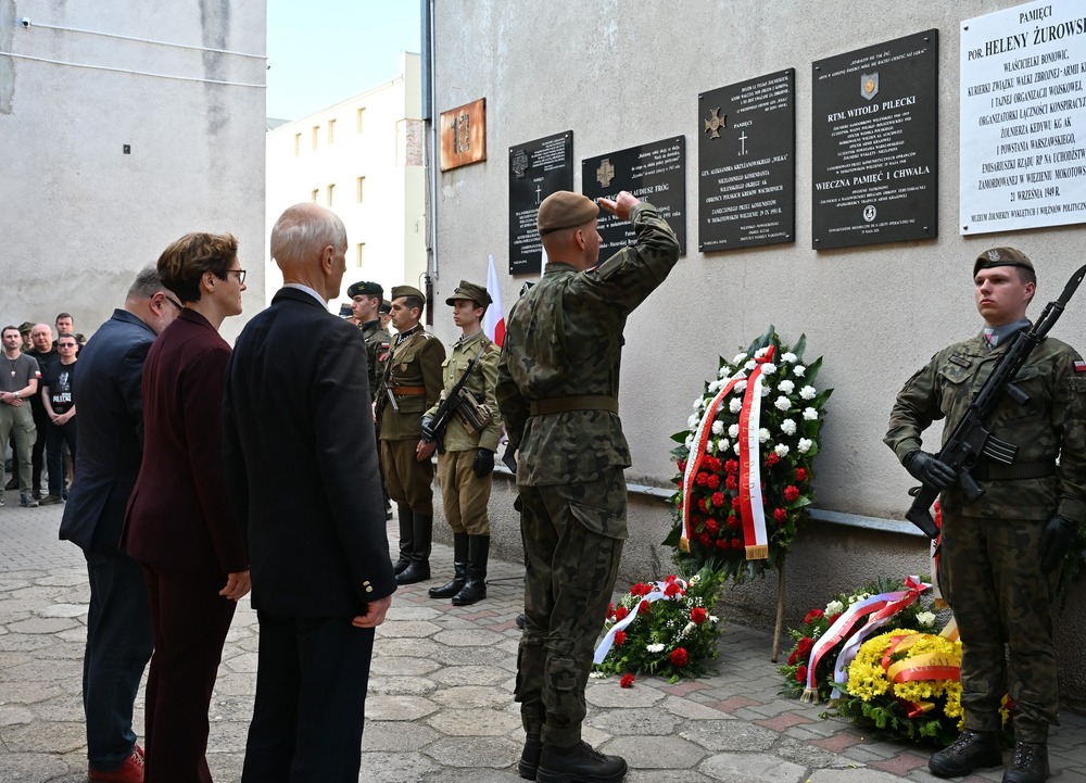 Uroczystości w 77. rocznicę zamordowania rtm. Witolda Pileckiego. Warszawa, 25 maja 2025. Fot. Michalina Żelazny (Muzeum Żołnierzy Wyklętych i Więźniów Politycznych PRL)