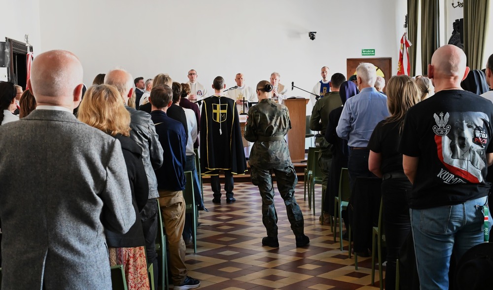 Uroczystości w 77. rocznicę zamordowania rtm. Witolda Pileckiego. Warszawa, 25 maja 2025. Fot. Michalina Żelazny (Muzeum Żołnierzy Wyklętych i Więźniów Politycznych PRL)