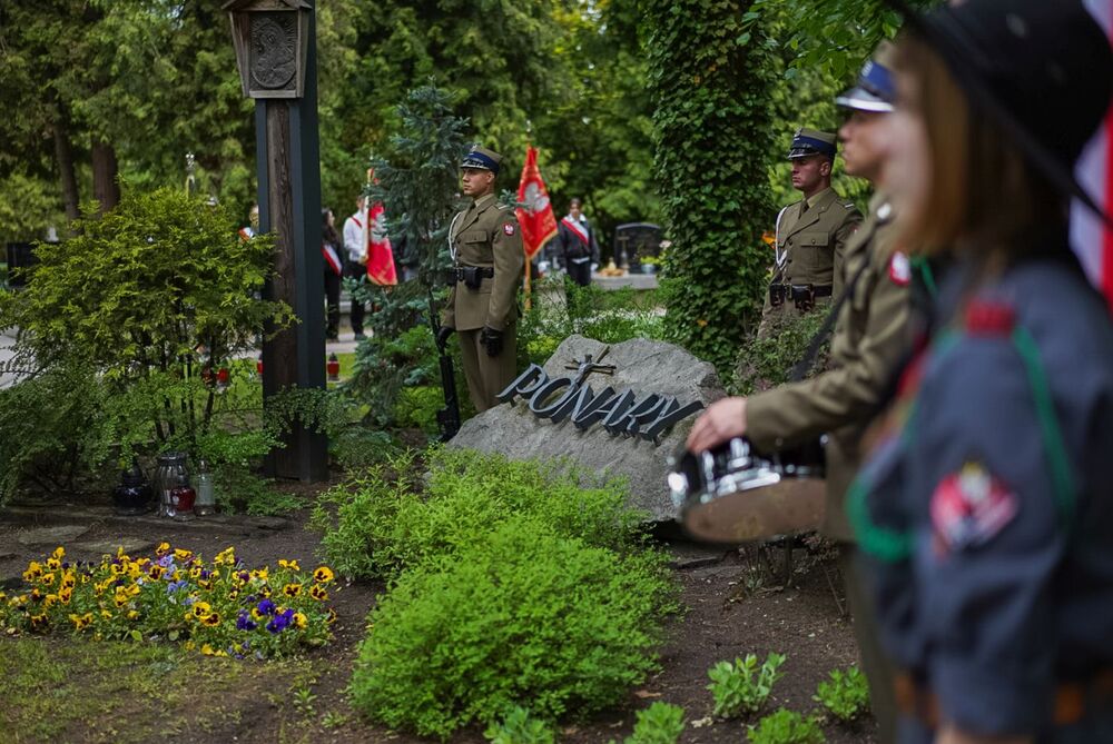 Uroczystości upamiętniające ofiary Zbrodni Ponarskiej  – Warszawa, 23 maja 2025. Fot. Mateusz Niegowski (IPN)