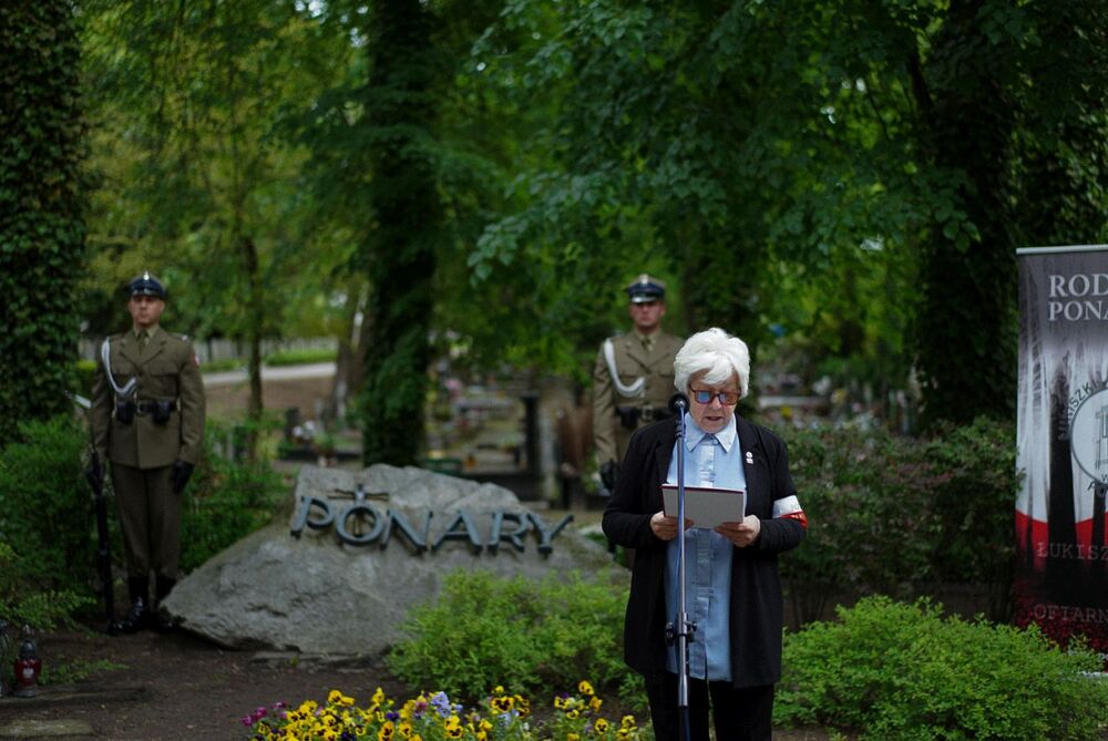 Uroczystości upamiętniające ofiary Zbrodni Ponarskiej  – Warszawa, 23 maja 2025. Fot. Mateusz Niegowski (IPN)