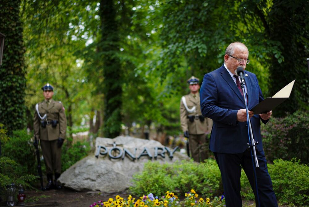 Uroczystości upamiętniające ofiary Zbrodni Ponarskiej  – Warszawa, 23 maja 2025. Fot. Mateusz Niegowski (IPN)