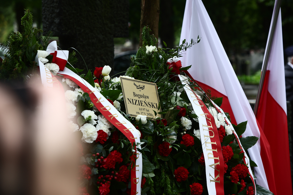 Pożegnanie śp. mjr. Bogusława Nizieńskiego – Warszawa, 29 maja 2025. Fot. Sławek Kasper (IPN)