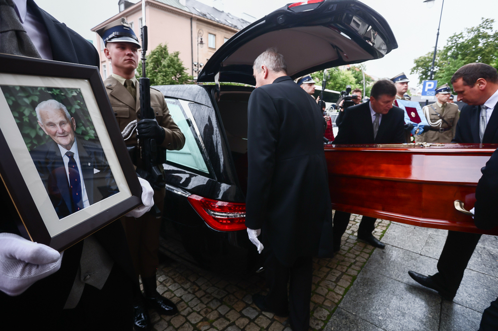 Pożegnanie śp. mjr. Bogusława Nizieńskiego – Warszawa, 29 maja 2025. Fot. Sławek Kasper (IPN)