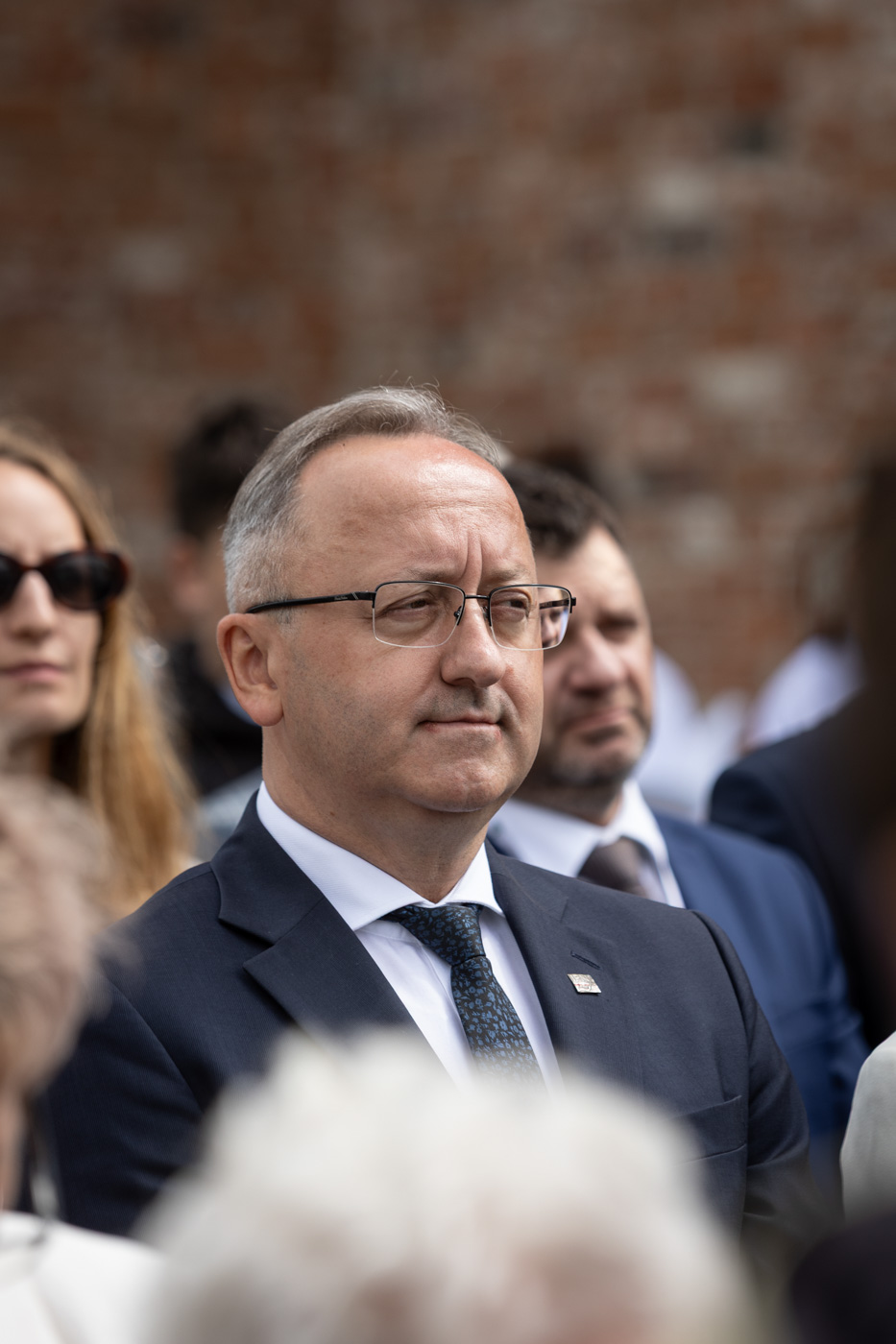 Uroczystość beatyfikacyjna sióstr katarzynek. Na zdj. zastępca prezesa IPN dr hab. Karol Polejowski – Braniewo, 31 maja 2025. Fot. Roman Jocher