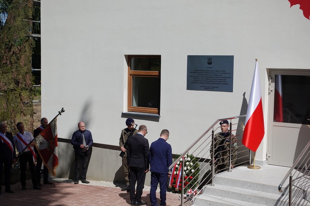 W Sobieszynie upamiętniliśmy majora Mariana Bernaciaka „Orlika” – 30 maja 2025. Fot. Piotr Ceglarski (IPN)