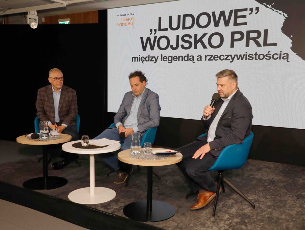 „»Ludowe« wojsko PRL – między legendą a rzeczywistością” – spotkanie z cyklu „Filary systemu” – 27 maja 2025. Fot. Piotr Życieński (IPN)