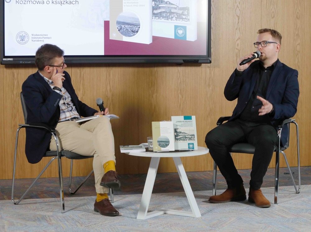 Spotkania z cyklu „Książki Pełne Historii”. Na zdj. Bartosz Janczak – Warszawa, 28 maja 2025. Fot. Piotr Życieński (IPN)