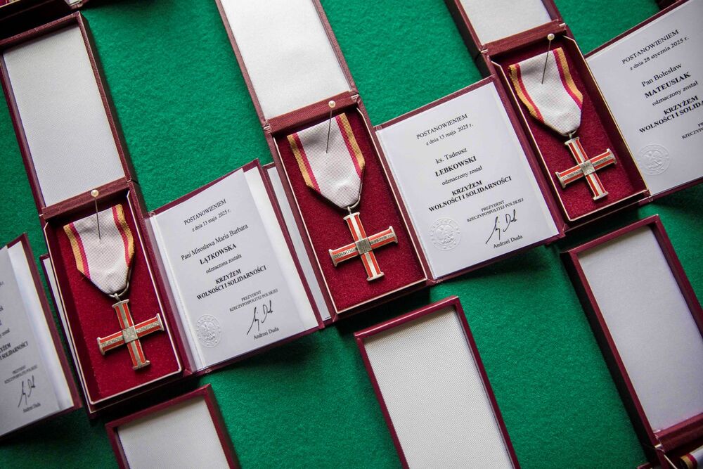 Uroczystość wręczenia Krzyży Wolności i Solidarności – Warszawa, 4 czerwca 2025. Fot. Katarzyna Adamów (IPN)