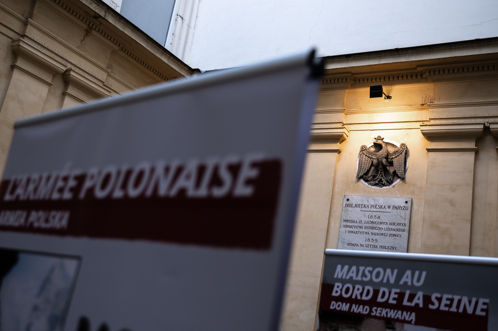 Wystawa „Szlaki Nadziei. Odyseja wolności” w Bibliotece Polskiej w Paryżu – 4 czerwca 2025. Fot. Sławek Kasper (IPN)