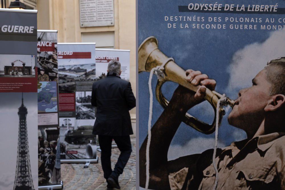Wystawa „Szlaki Nadziei. Odyseja wolności” w Bibliotece Polskiej w Paryżu – 4 czerwca 2025. Fot. Sławek Kasper (IPN)