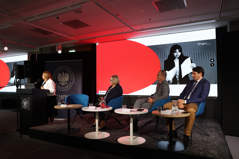 Międzynarodowa konferencja naukowa: „Archiwa i pamięć. Współczesne wykorzystanie zbiorów archiwalnych byłego komunistycznego aparatu represji” –  Warszawa, 11 czerwca 2025. Fot. Katarzyna Adamów (IPN)