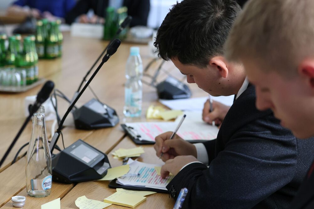 Pierwszy dzień finałowego etapu X edycji Turnieju Debat Historycznych IPN – Warszawa, 16 czerwca 2025. Fot. Rafał Pękalski (IPN)