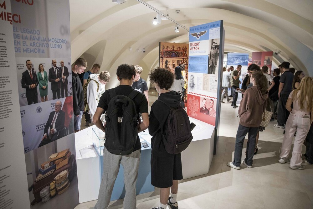 „Droga i dziedzictwo. Dzieje rodziny Moszoro / Camino y Legado. Historia de la Familia Moszoro” – wystawa Archiwum IPN na Jasnej Górze – Częstochowa, 16 czerwca 2025. Fot. Katarzyna Adamów (IPN)
