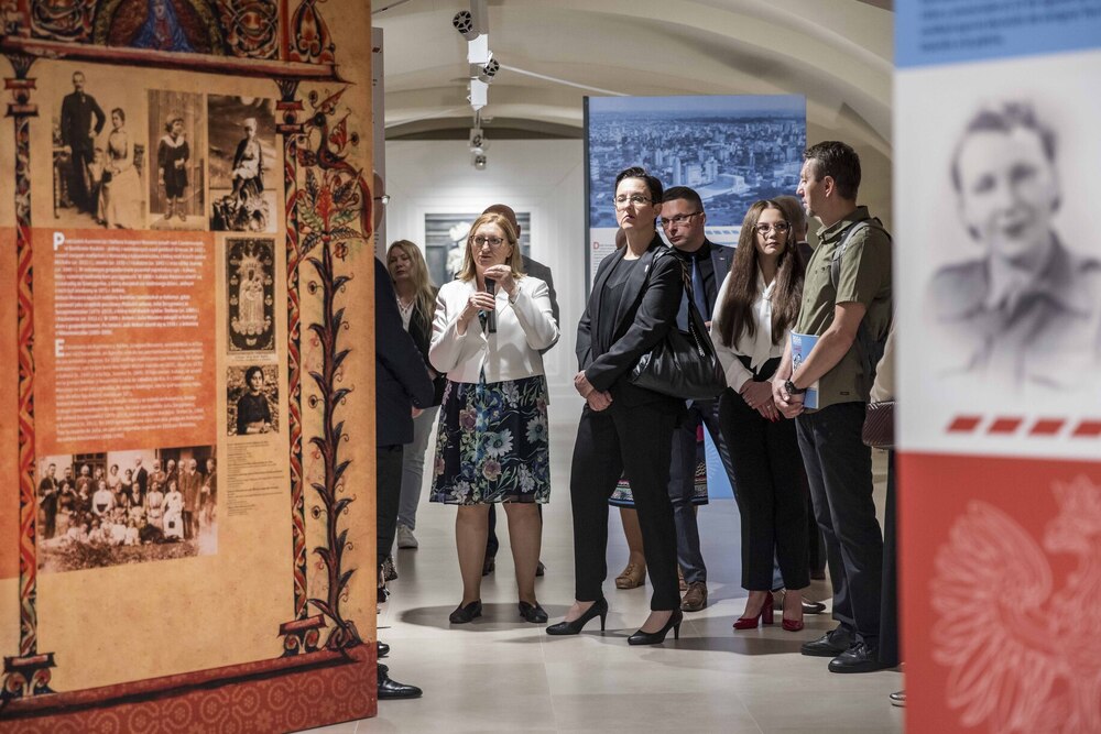 „Droga i dziedzictwo. Dzieje rodziny Moszoro / Camino y Legado. Historia de la Familia Moszoro” – wystawa Archiwum IPN na Jasnej Górze – Częstochowa, 16 czerwca 2025. Fot. Katarzyna Adamów (IPN)