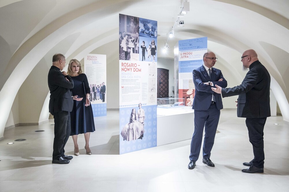 „Droga i dziedzictwo. Dzieje rodziny Moszoro / Camino y Legado. Historia de la Familia Moszoro” – wystawa Archiwum IPN na Jasnej Górze – Częstochowa, 16 czerwca 2025. Fot. Katarzyna Adamów (IPN)