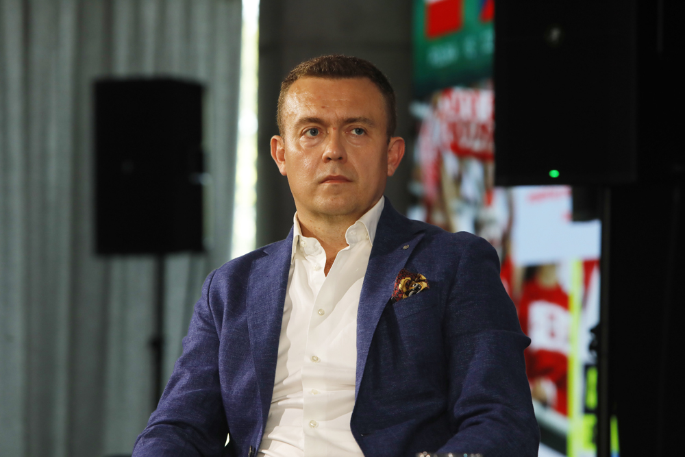 Spotkanie z cyklu „Tajemnice bezpieki” – Warszawa, 17 czerwca 2025. Na zdj. red. Piotr Nisztor. Fot. Piotr Życieński (IPN)