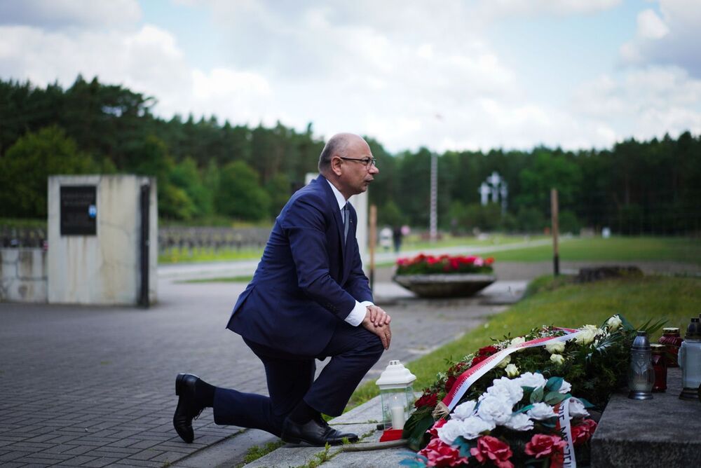 Instytut Pamięci Narodowej upamiętnił Polaków zamordowanych przez Niemców w Palmirach – 20 czerwca 2025. Fot. Mateusz Niegowski (IPN)