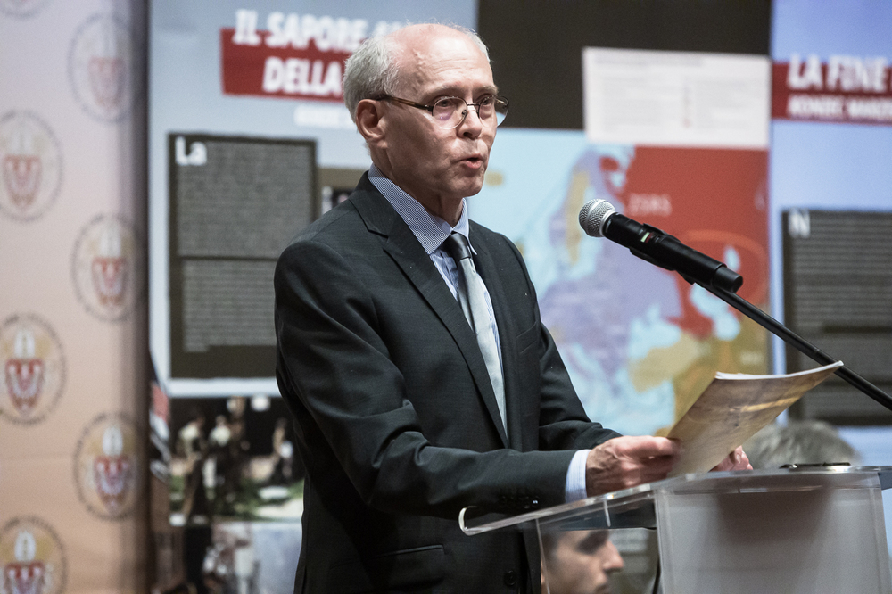 W Rzymie zaprezentowaliśmy serial IPN „Szlak Nadziei – bitwa o Monte Cassino”. Na zdj. dr hab. Sławomir Kalbarczyk – 22 czerwca 2025. Fot. Sławek Kasper (IPN)