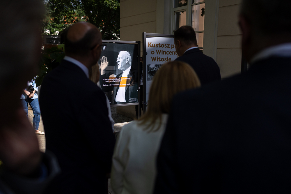 W Warszawie otworzyliśmy wystawę plenerową IPN „Stanisław Mierzwa” – 24 czerwca 2025. Fot. Sławek Kasper (IPN)