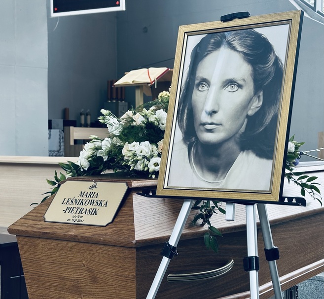 Pożegnaliśmy dziennikarkę Marię Leśnikowską-Pietrasik – Warszawa, 23 czerwca 2025. Fot. Arkadiusz Gołębiewski