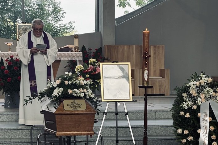 Pożegnaliśmy dziennikarkę Marię Leśnikowską-Pietrasik – Warszawa, 23 czerwca 2025. Fot. Arkadiusz Gołębiewski