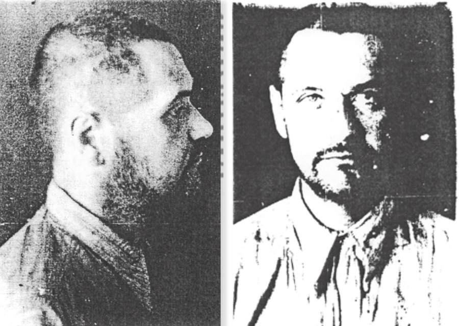 Fotografie więzienne Eugeniusza Bodo (AIPN)