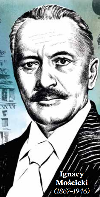 Ignacy Mościcki. Rys. Krzysztof Wyrzykowski