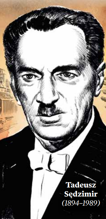 Tadeusz Sędzimir. Rys. Krzysztof Wyrzykowski