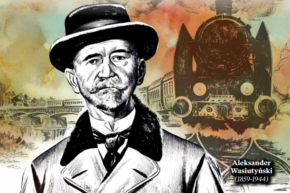 Aleksander Wasiutyński (1859–1944). Rys. Krzysztof Wyrzykowski