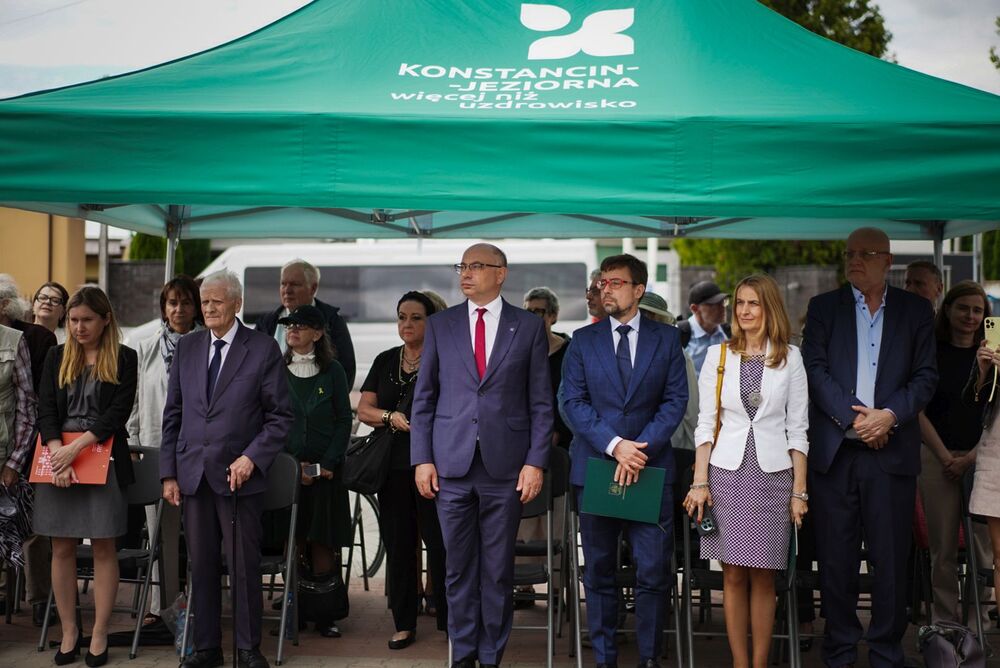 Uroczyste odsłonięcie Macewy Pamięci w Konstancinie-Jeziornie – 25 czerwca 2025. Fot. Mateusz Niegowski (IPN)