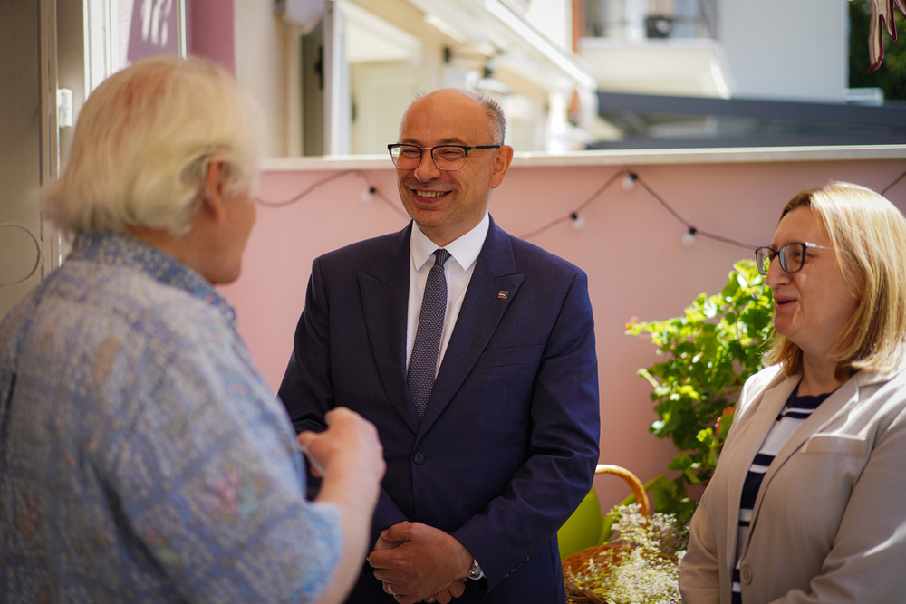 79. urodziny Wiesława Kęcika – działacza opozycji niepodległościowej w PRL – Warszawa, 1 lipca 2025. Fot. Mateusz Niegowski (IPN)