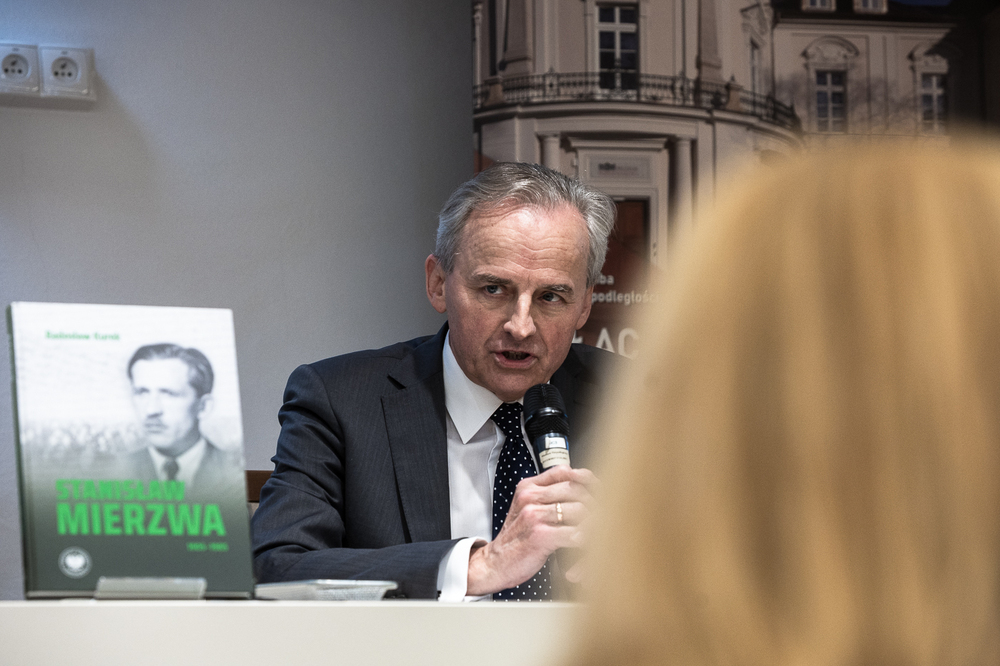 Dyskusja o albumie „Stanisław Mierzwa 1905–1985” – Warszawa, 3 lipca 2025. Fot. Sławek Kasper (IPN)