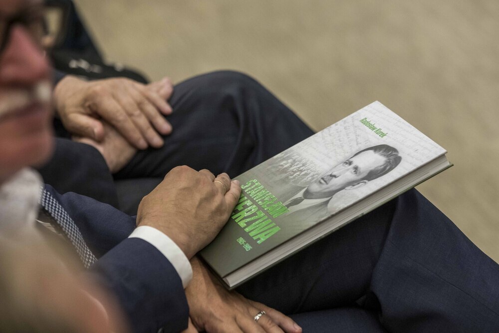 Dyskusja o albumie „Stanisław Mierzwa 1905–1985” – Warszawa, 3 lipca 2025. Fot. Katarzyna Adamów (AIPN)