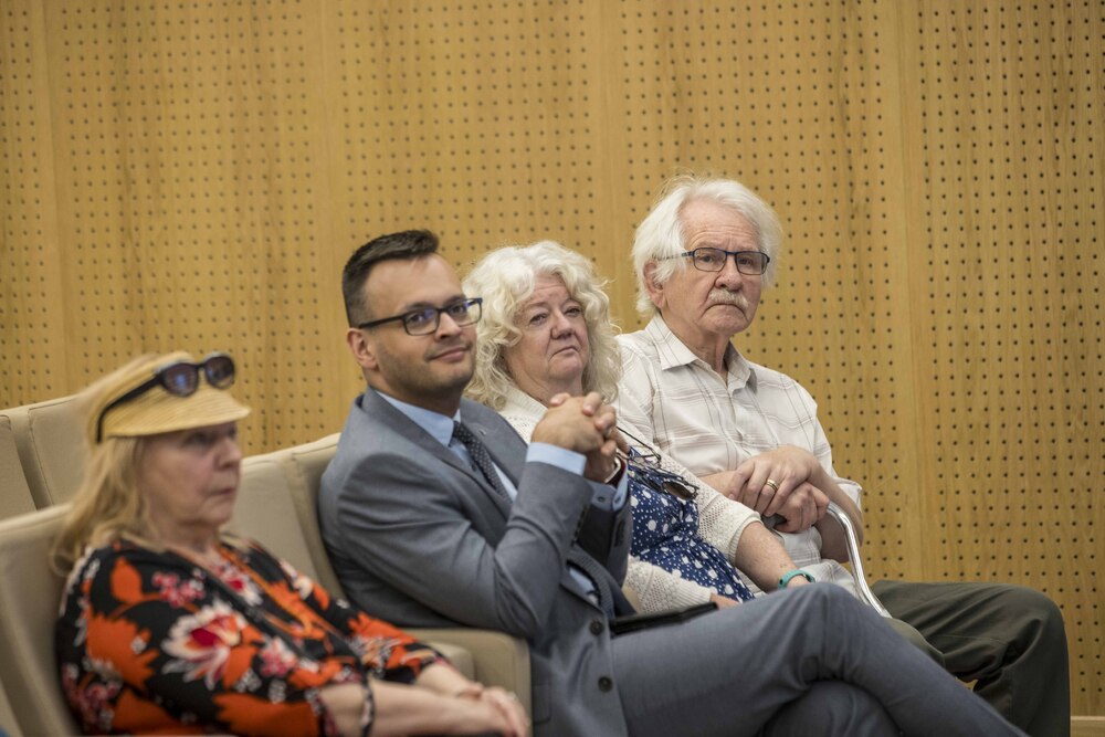 Dyskusja o albumie „Stanisław Mierzwa 1905–1985” – Warszawa, 3 lipca 2025. Fot. Katarzyna Adamów (AIPN)