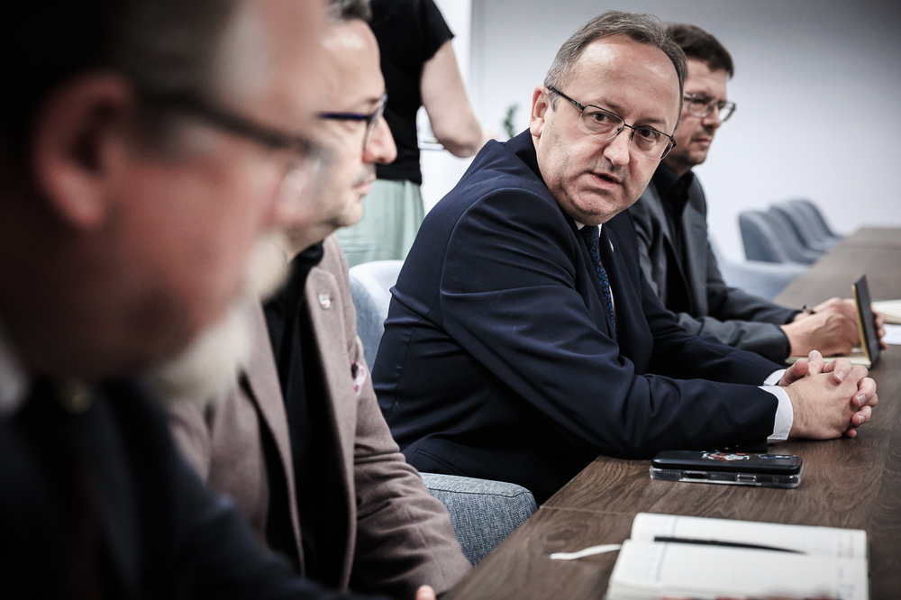 Delegacja z Flandrii z wizytą w Instytucie Pamięci Narodowej – Warszawa, 10 lipca 2025. Fot. Sławek Kasper (IPN)