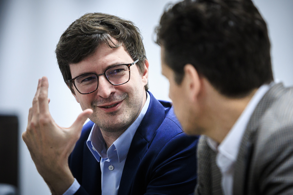 Delegacja z Flandrii z wizytą w Instytucie Pamięci Narodowej – Warszawa, 10 lipca 2025. Fot. Sławek Kasper (IPN)