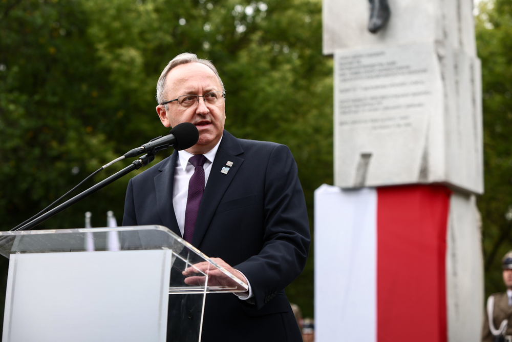 Obchody 82. rocznicy Zbrodni Wołyńskiej – Warszawa, 11 lipca 2025. Na zdj. zastępca prezesa IPN dr hab. Karol Polejowski. Fot. Sławek Kasper (IPN)