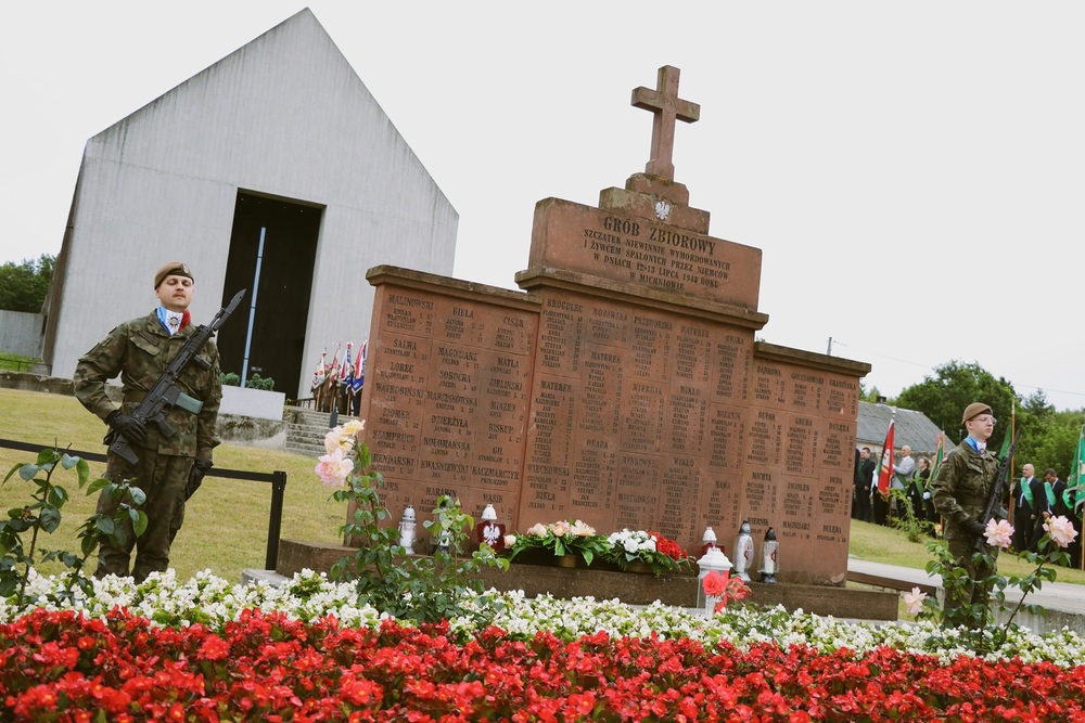 82. rocznica pacyfikacji Michniowa – 12 lipca 2025. Fot. Dariusz Skrzyniarz (IPN)