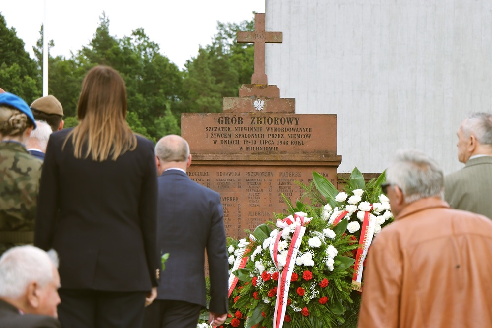 82. rocznica pacyfikacji Michniowa – 12 lipca 2025. Fot. Dariusz Skrzyniarz (IPN)