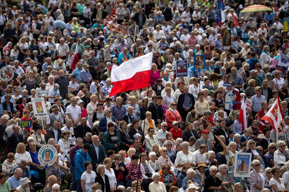 „Jesteśmy Nadzieją” – 34. Pielgrzymka Rodziny Radia Maryja – Częstochowa, 13 lipca 2025. Fot. Sławek Kasper (IPN)