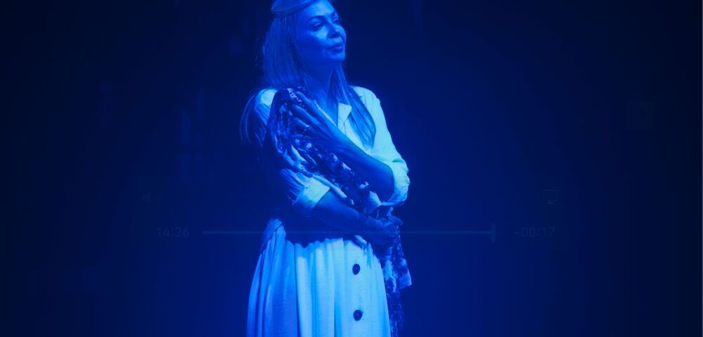 Prezentacja wystawy IPN „Szlaki Nadziei. Odyseja Wolności” towarzyszącej inscenizacji sztuki „My Child, Oh My Child” Danny'ego Masewicza – Bear Pit Theatre, Stratford-upon-Avon, 9–12 lipca 2025. Fot. Blanka Kamińska-Pienkos (IPN)