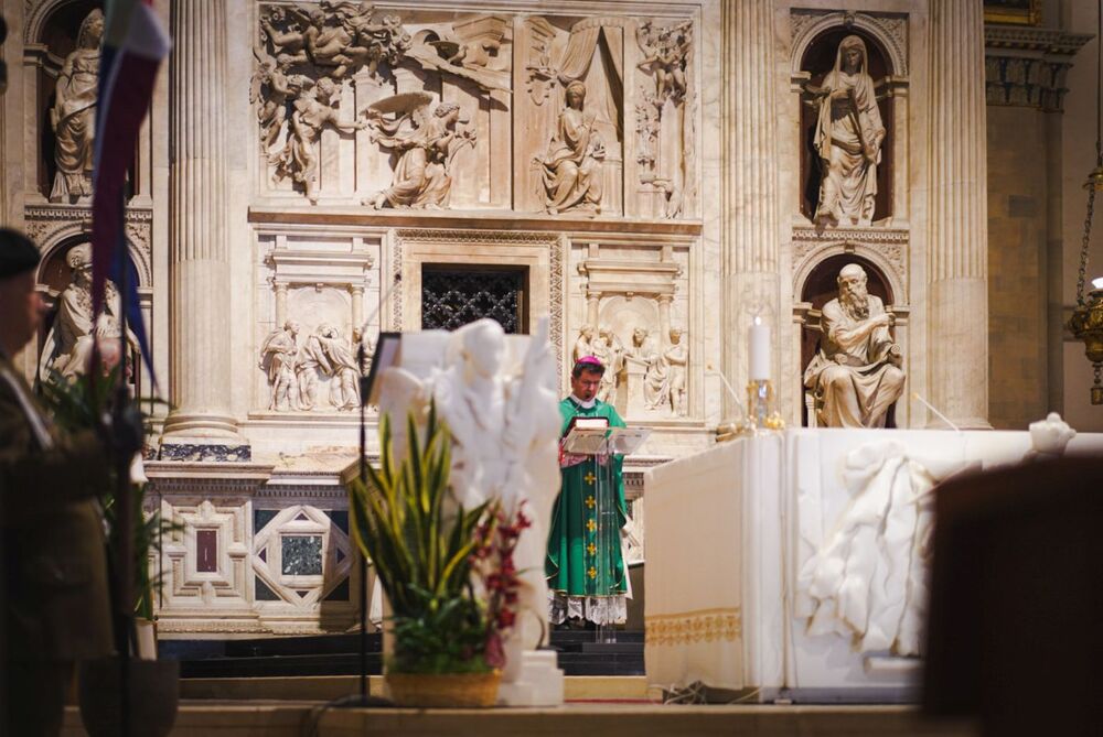 Uroczystość wręczenia medalu IPN „Reipublicae Memoriae Meritum” siostrom nazaretankom – Loreto, 17 lipca 2025. Fot. Mateusz Niegowski (IPN)