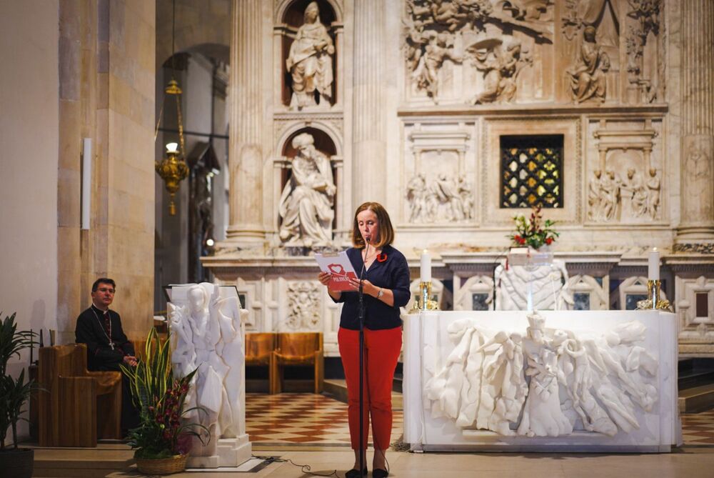 Uroczystość wręczenia medalu IPN „Reipublicae Memoriae Meritum” siostrom nazaretankom – Loreto, 17 lipca 2025. Fot. Mateusz Niegowski (IPN)