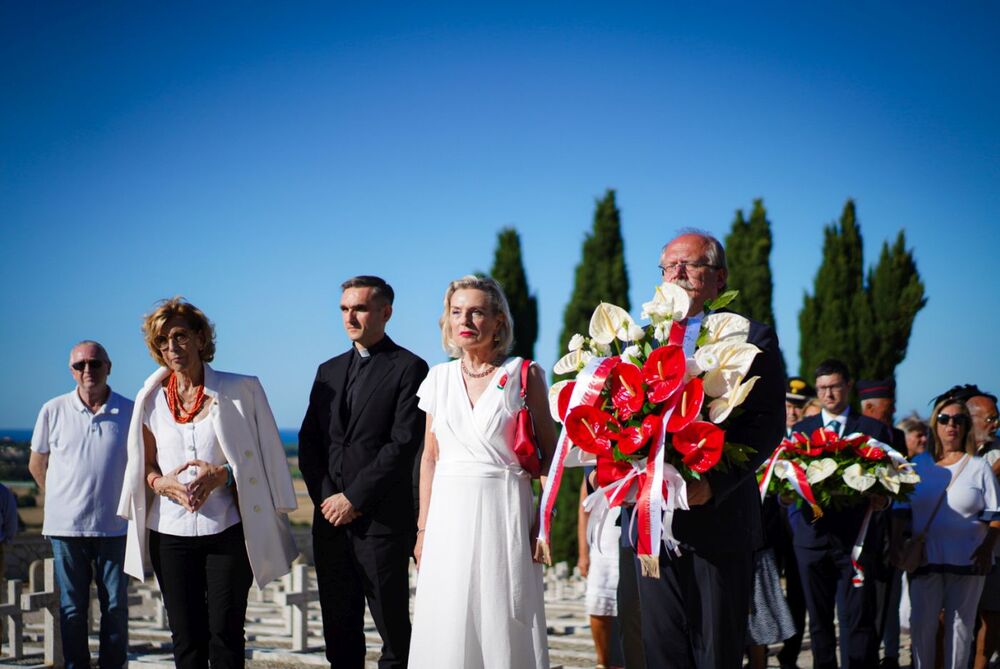 Uroczystości na cmentarzu w Loreto – 17 lipca 2025. Fot. Mateusz Niegowski (IPN)