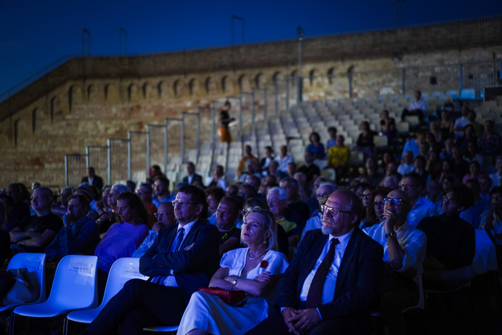 Koncert Joe Lovano i Marcin Wasilewski Trio w Amfiteatrze Rzymskim w Ankonie – 17 lipca 2025. Fot. Mateusz Niegowski (IPN)