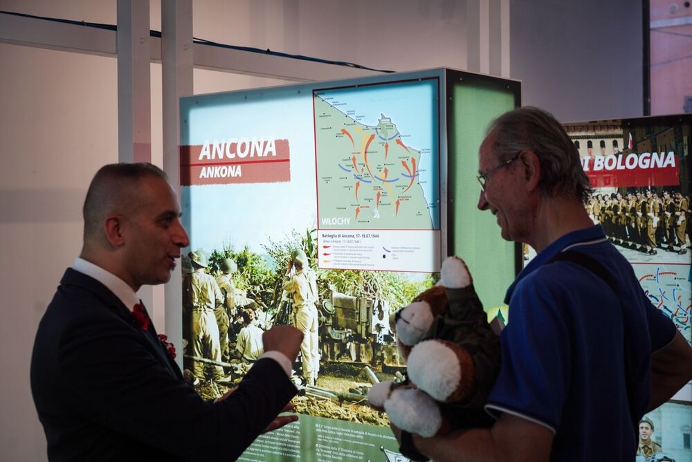 Otwarcie wystawy „Szlaki Nadziei. Odyseja Wolności” w Ankonie – 18 lipca 2025. Fot. Mateusz Niegowski (IPN)