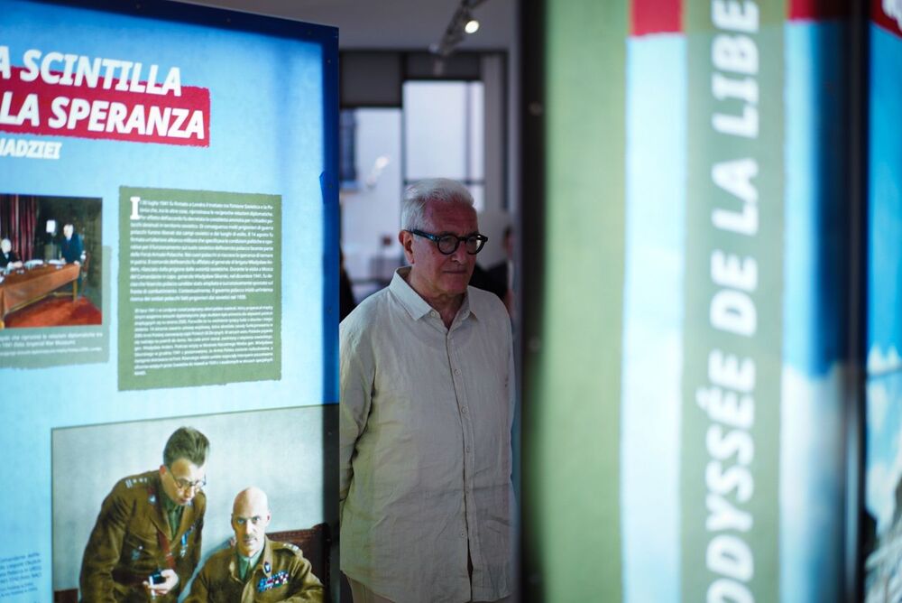 Otwarcie wystawy „Szlaki Nadziei. Odyseja Wolności” w Ankonie – 18 lipca 2025. Fot. Mateusz Niegowski (IPN)