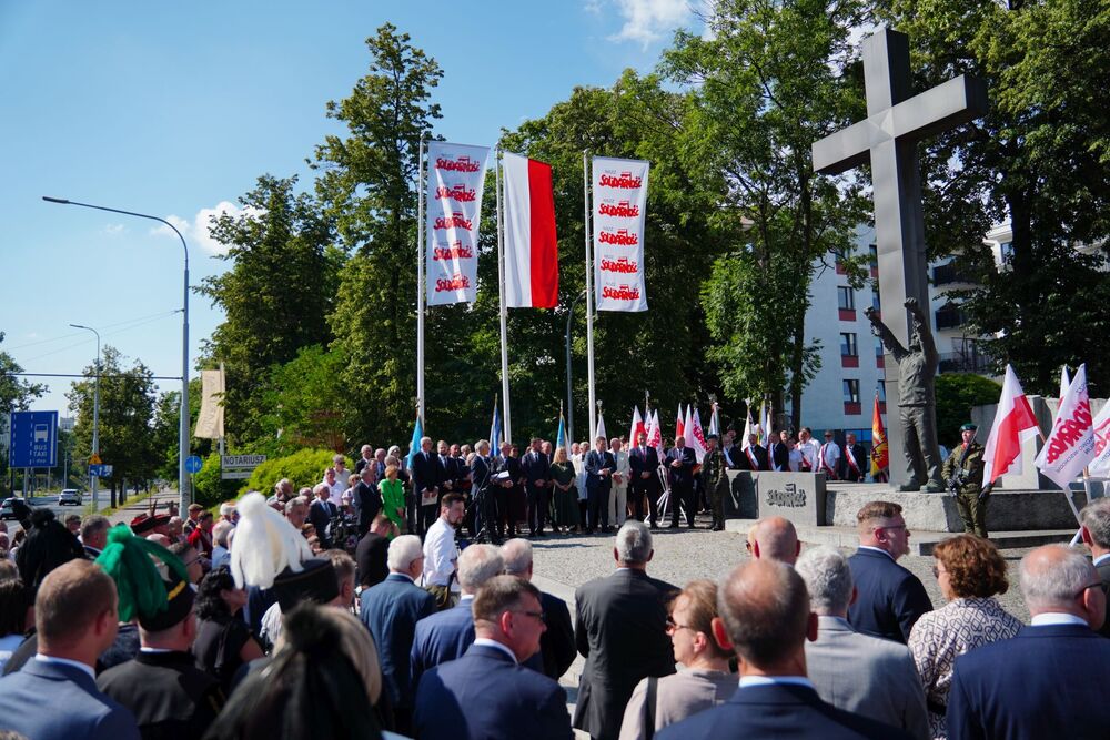 Obchody 45. rocznicy Lubelskiego Lipca 1980 – Lublin, 20 lipca 2025. Fot. Szczepan Barczyk (IPN)