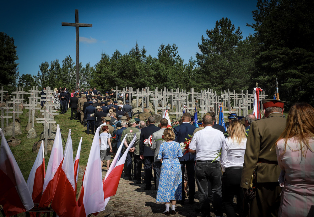 W Gibach upamiętniliśmy ofiary Obławy Augustowskiej – 18–20 lipca 2025. Fot. Paula Prudziłowicz (IPN)