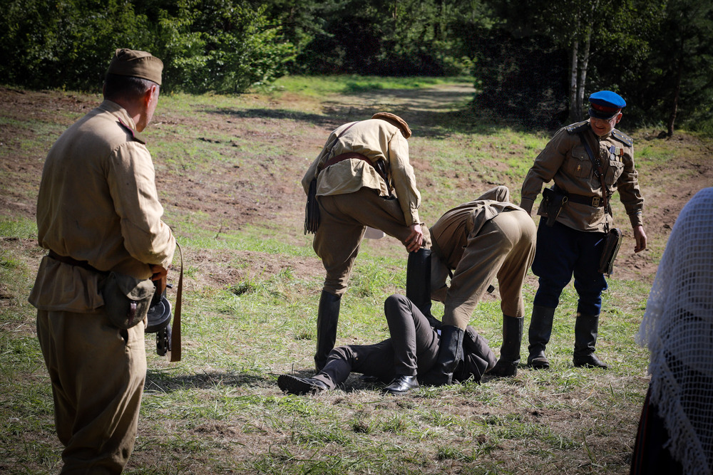 W Gibach upamiętniliśmy ofiary Obławy Augustowskiej – 18–20 lipca 2025. Fot. Paula Prudziłowicz (IPN)